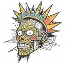 basquiat art tattoo tattoo design idea