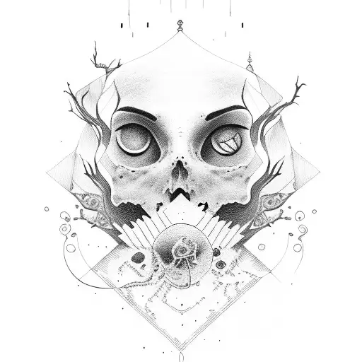 Anxiety tattoo design idea