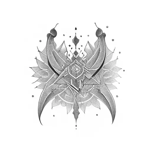 ambigram words Anurag and Deeptii tattoo design idea