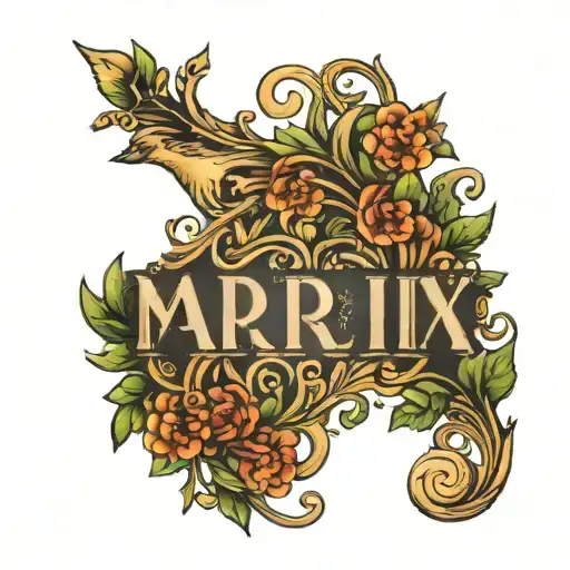 April 17 2021 Roman numeral with simple vine tattoo design idea