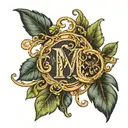 April 17 2021 Roman numeral with simple vine tattoo design idea