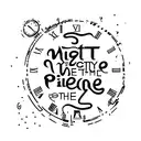 right person, wrong time tattoo design idea