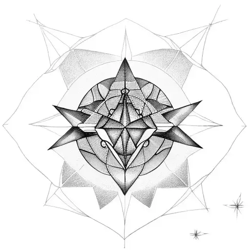 half sun  tattoo design idea