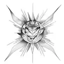 half sun  tattoo design idea