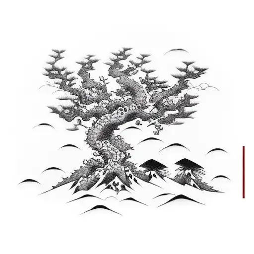 My coffin is still making noise in the forest, he is a tree, he nurses nests tattoo design idea