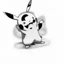 pikachu evolution line tattoo design idea