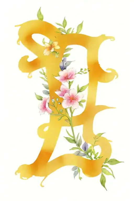 dainty flower boquet and writing saying "exodus 14:14" tattoo design idea