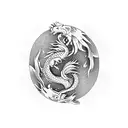 Koi Fish, Dragon, Japanese culture, in Arm, ying yang, japanese plants tattoo design idea