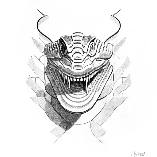 julius caesar, snake tattoo design idea