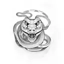 caesar, snake tattoo design idea