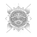 Do not go gentle into that good night tattoo design idea