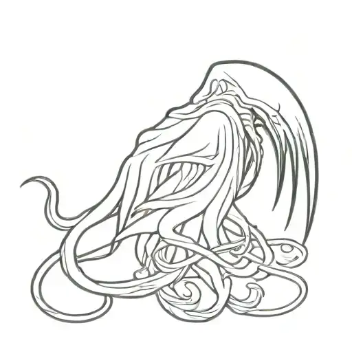 Bloodborne Cthulhu tattoo design idea