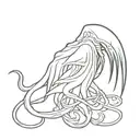 Bloodborne Cthulhu tattoo design idea