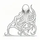 Bloodborne Cthulhu tattoo design idea