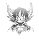 luffy tattoo design idea