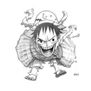 luffy tattoo design idea