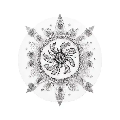 cuban style tattoo design idea