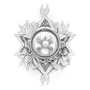 cuban style tattoo design idea