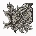 south African tribal design tattoo design idea