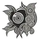 south African tribal design tattoo design idea