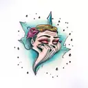 tears in the rain tattoo design idea