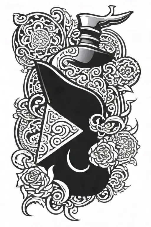 ray w tequila bottle tattoo design idea