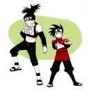 naruto using gon(hunter x hunter) clothing  tattoo design idea