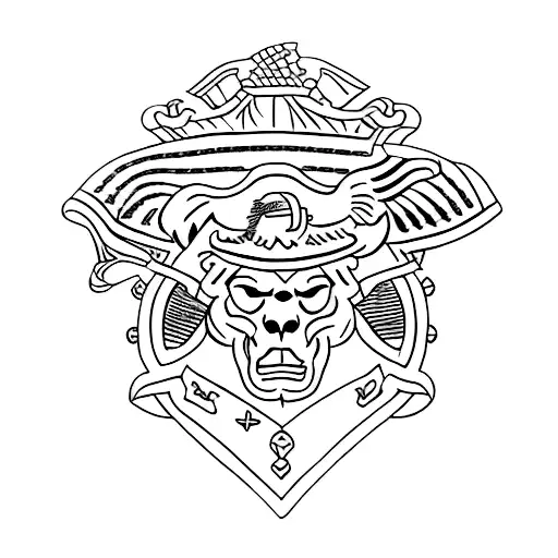 Semper fidelis tattoo design idea