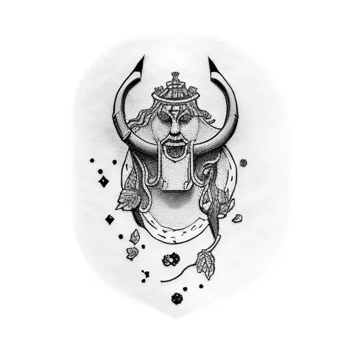 Apollo and Dionysus tattoo design idea