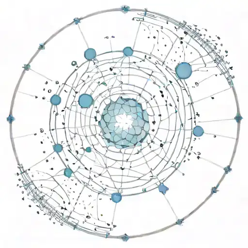 Aquarius constellation tattoo design idea