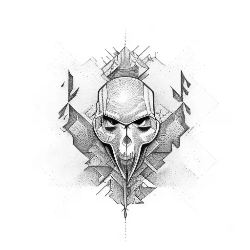 the word "VIOLENCE" tattoo design idea