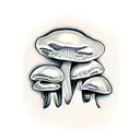 mushroom lsd tattoo design idea