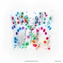 cat paw prints tattoo design idea