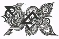 last name tattoo tattoo design idea