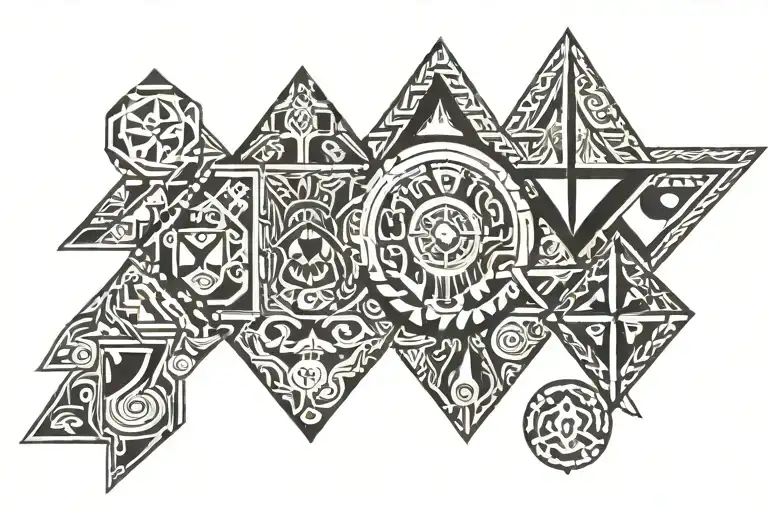 Polynesia tattoo design idea