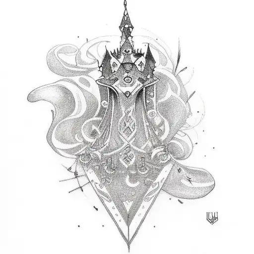 Ukok Princess-inspired tattoo with unique artistic elements and cultural significance tattoo design idea