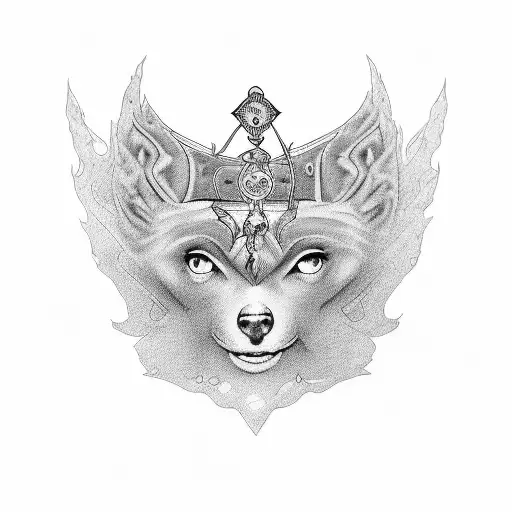 Ukok Princess-inspired tattoo with unique artistic elements and cultural significance tattoo design idea