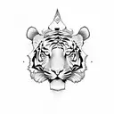 MUAY THAI TIGER tattoo design idea