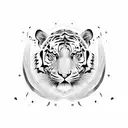 MUAY THAI TIGER tattoo design idea
