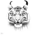 MUAY THAI TIGER tattoo design idea
