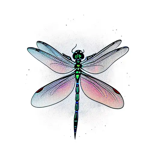 Dragonfly tattoo design idea
