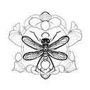 Dragonfly tattoo design idea