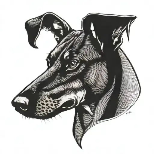 Doberman, Scorpio zodiac sign,  26th October 1994  tattoo design idea