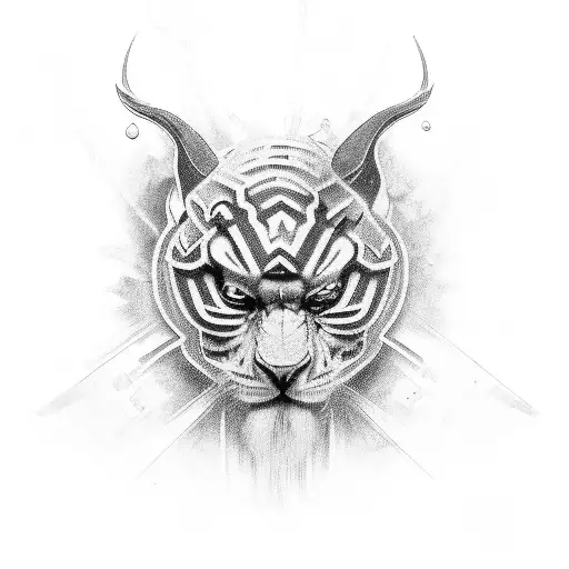 rak chazak tattoo design idea