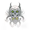 lich tattoo design idea