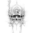 lich tattoo design idea