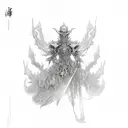 lich tattoo design idea