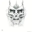 lich tattoo design idea