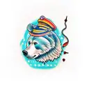 traditional style bear tattoo design idea