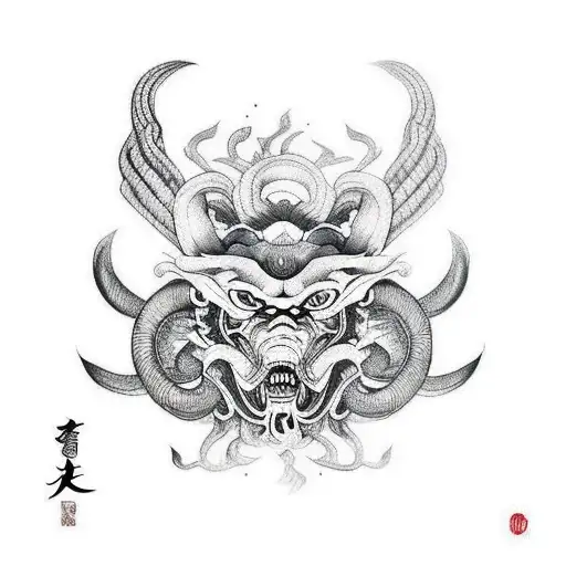 skorpion tattoo design idea